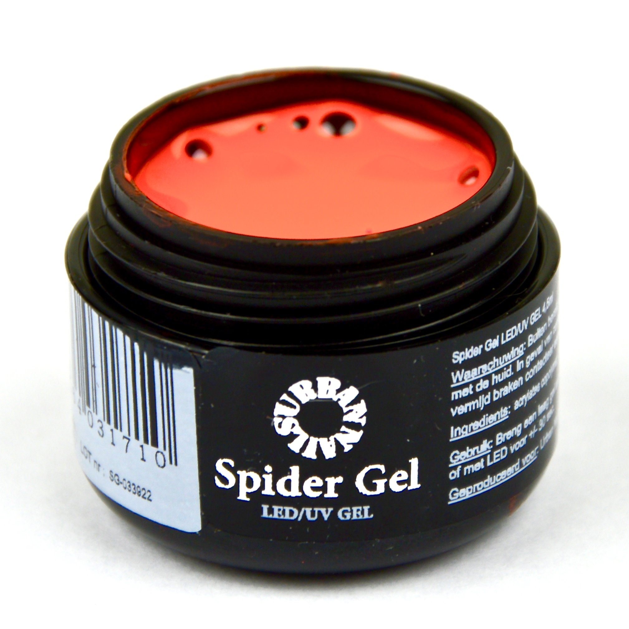 Spider Gel neon rood