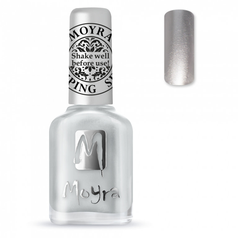 Moyra Stamping nail polish SP 08 Silver