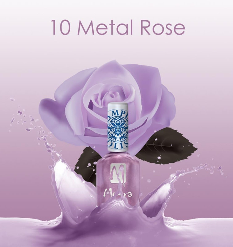 Moyra Stamping nail polish SP 10 Metal Rose