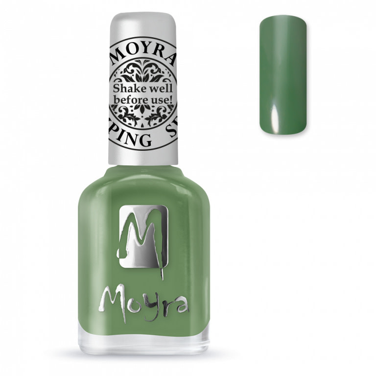 Moyra Stamping nail polish SP14 Dark green