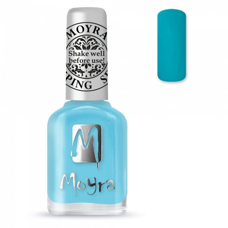 Moyra Stamping nail polish SP22 Turquoise