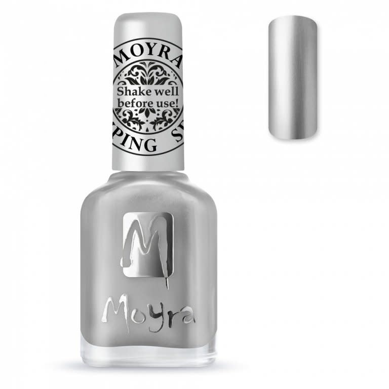 Moyra Stamping nail polish SP25 Chrome Silver