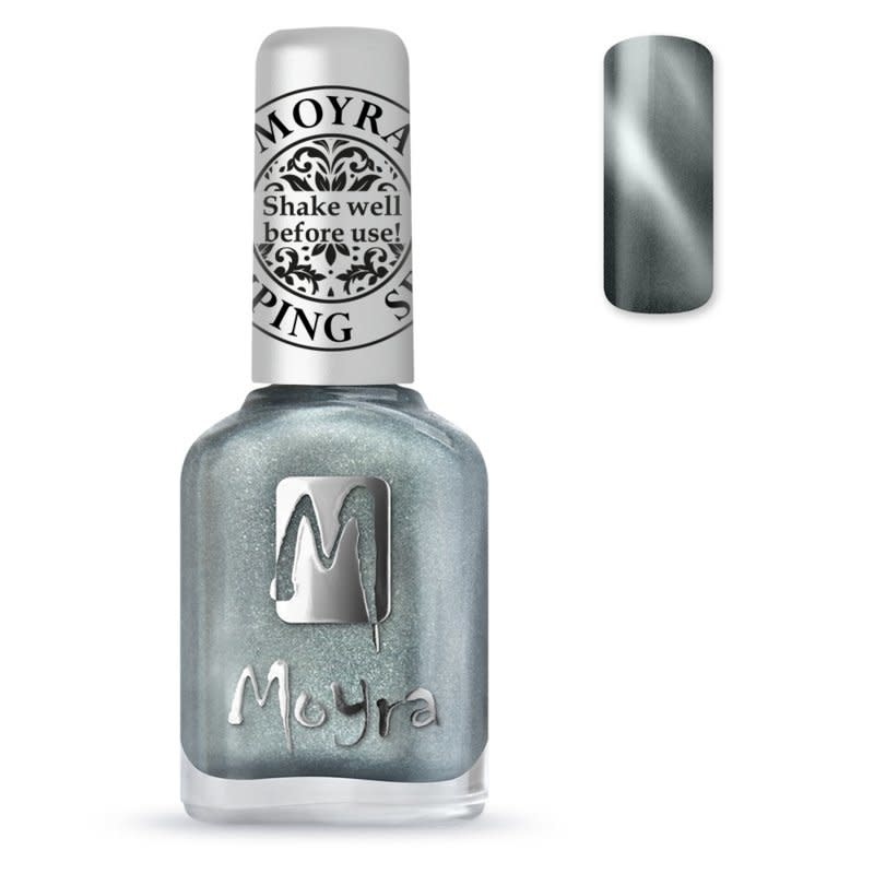 Moyra Stamping nail polish - Cat Eye SP30 Magnetic Silver
