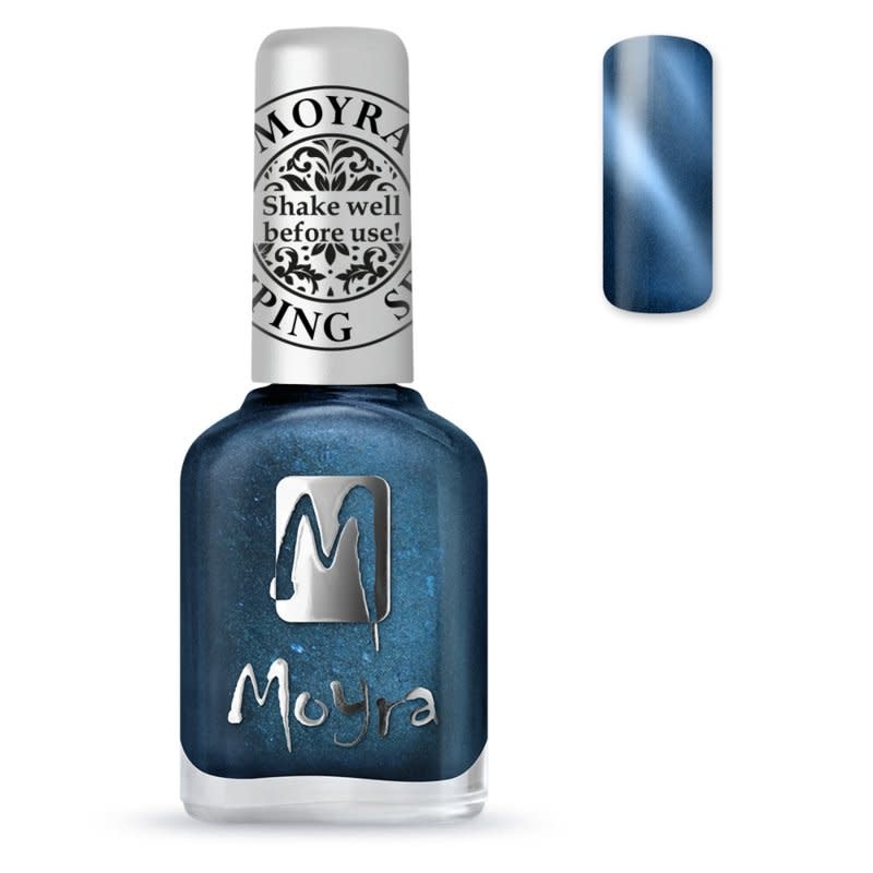 Moyra Stamping nail polish - Cat Eye SP33 Magnetic Blue