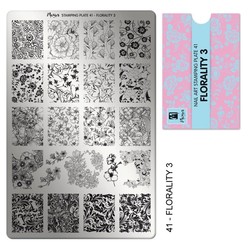 Moyra Stamping plate 41 Florality 3