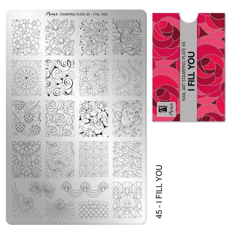 Moyra Stamping plate 45 I fill you