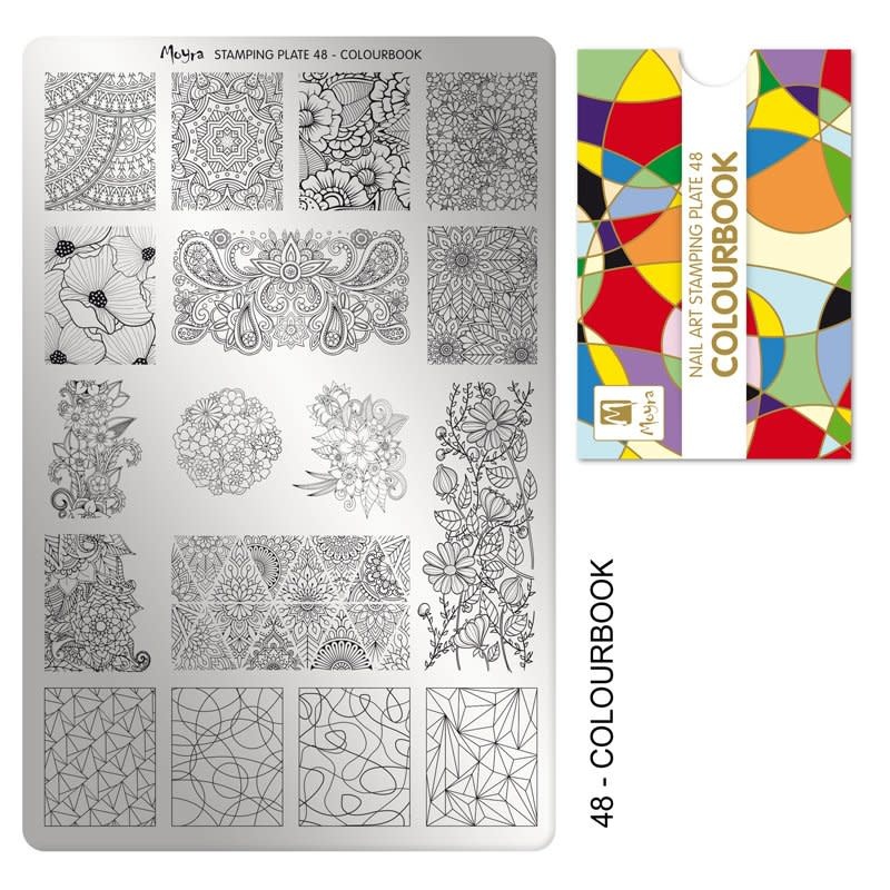 Moyra Stamping plate 48 Colourbook