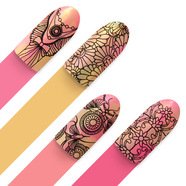 Moyra Stamping plate 52 Filigree