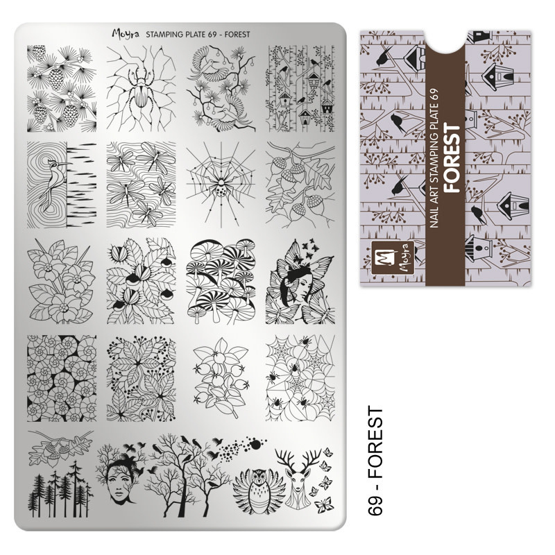 Moyra Stamping plate 69 Forest