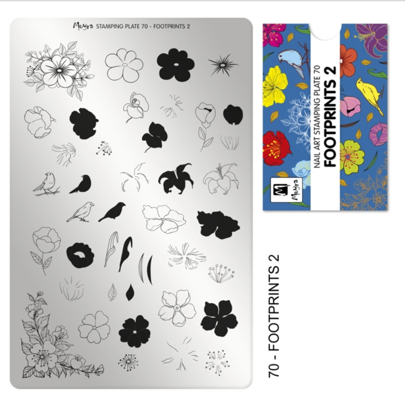 Moyra Stamping plate 70 Footprints 2