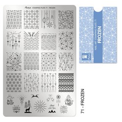 Moyra Stamping plate 71 Frozen