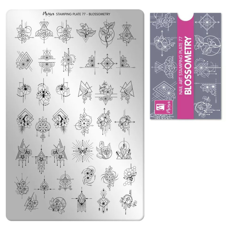 Moyra Stamping plate 77 Blossometry