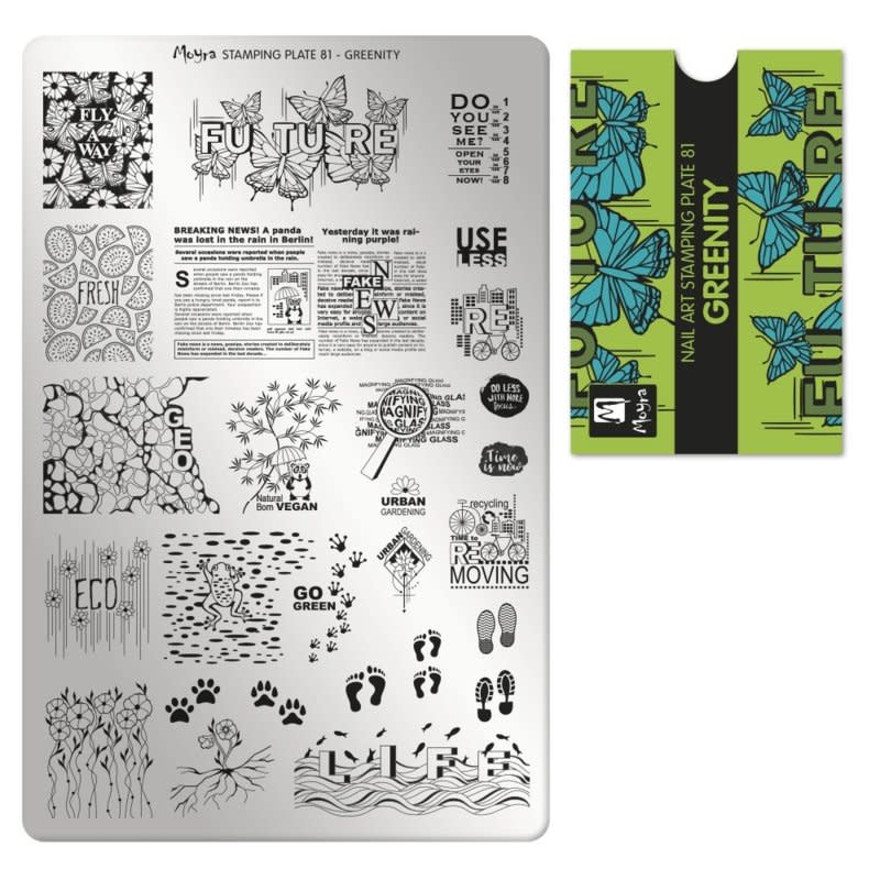 Moyra Stamping plate 81 Greenity