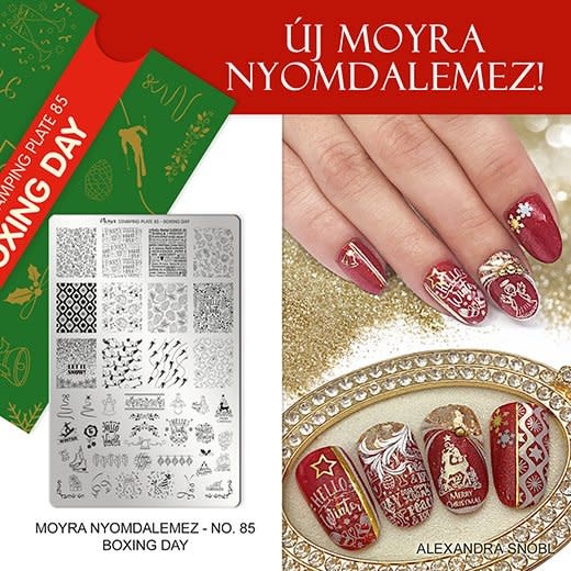 Moyra Stamping plate 85 Boxing day