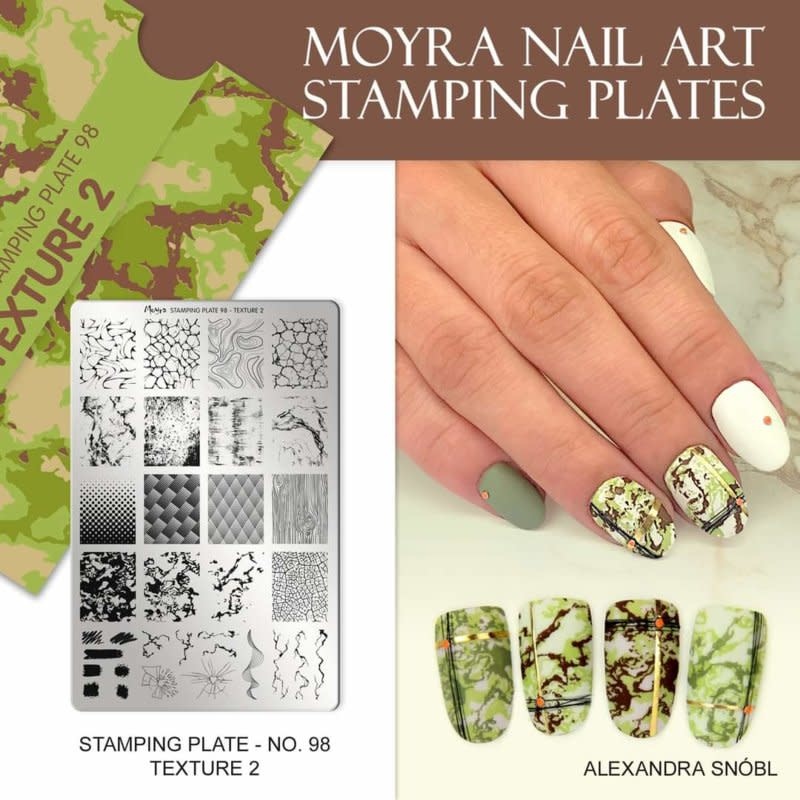 Moyra Stamping plate 98 Texture 2