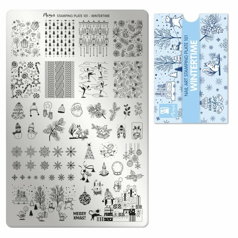 Moyra Stamping plate 101 Wintertime