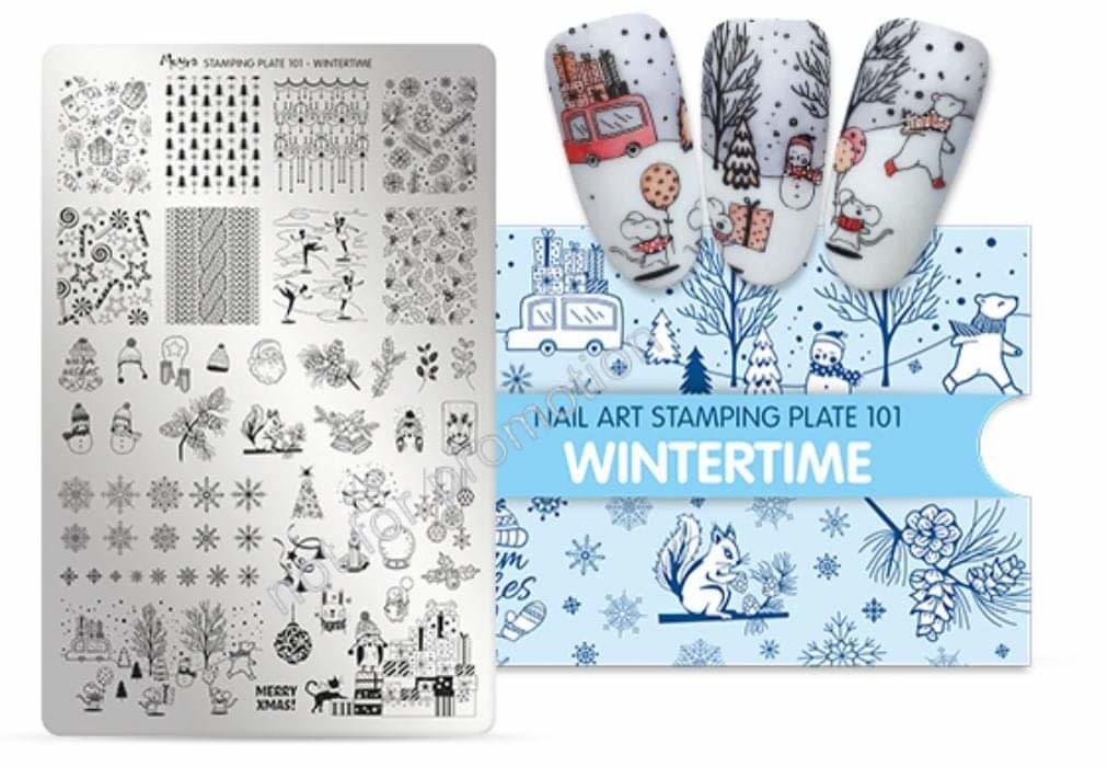 Moyra Stamping plate 101 Wintertime