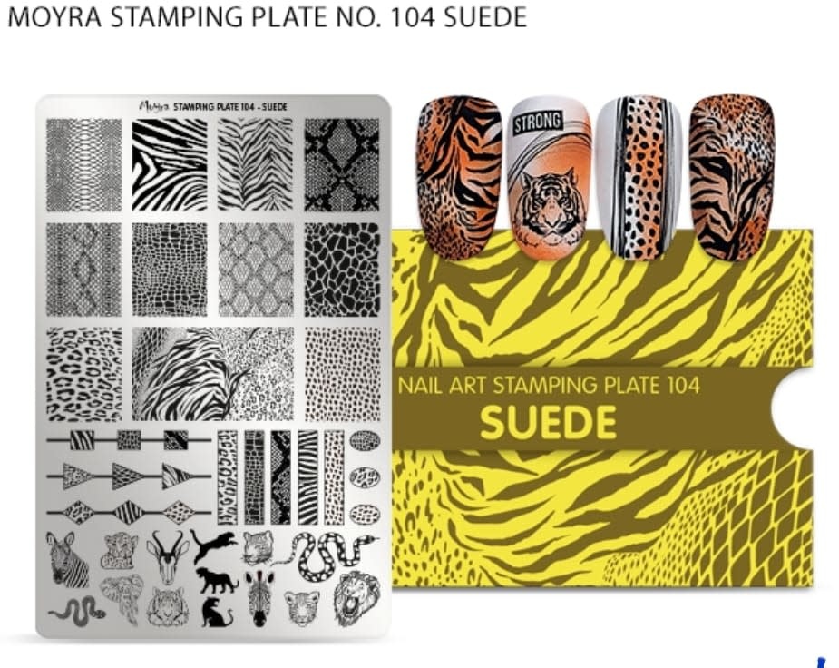 Moyra Stamping plate 104  Suede