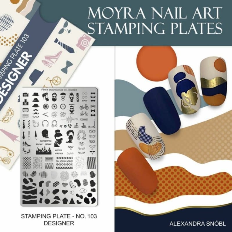 Moyra Stamping plate 103  Designer