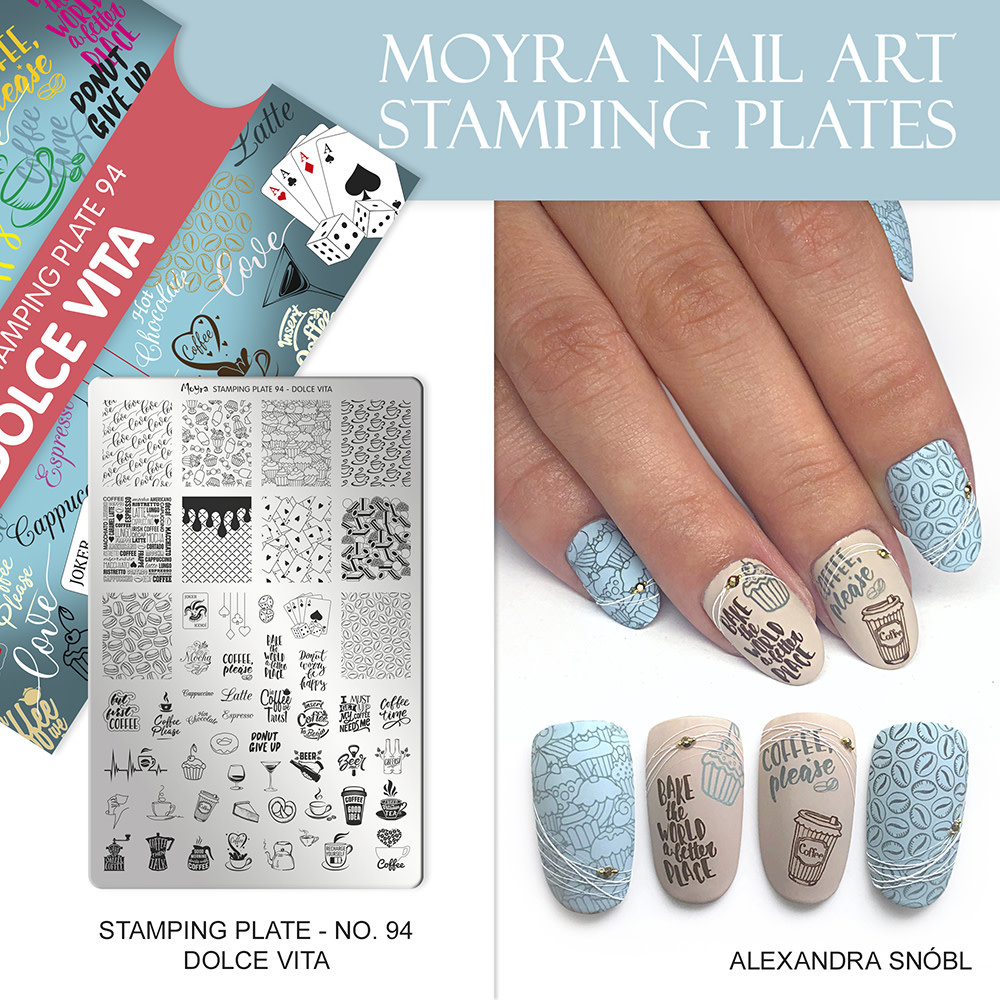 Moyra Stamping plate 94 Dolce Vita