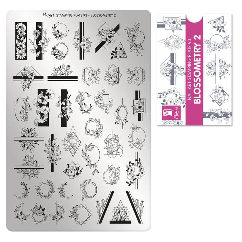 Moyra Stamping plate 93 Blossometry 2