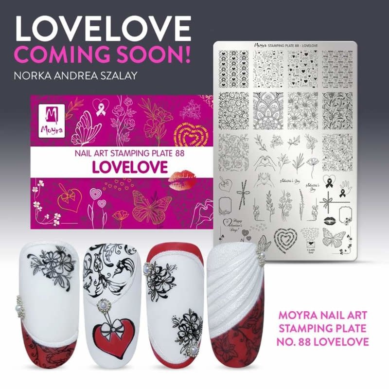 Moyra Stamping plate 88 Lovelove