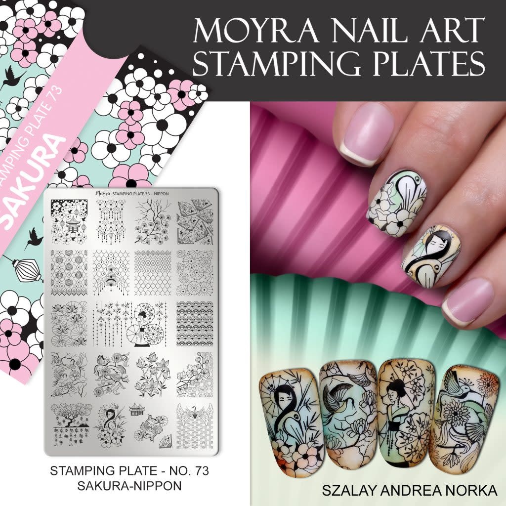 Moyra Stamping plate 73 Sakura-Nippon