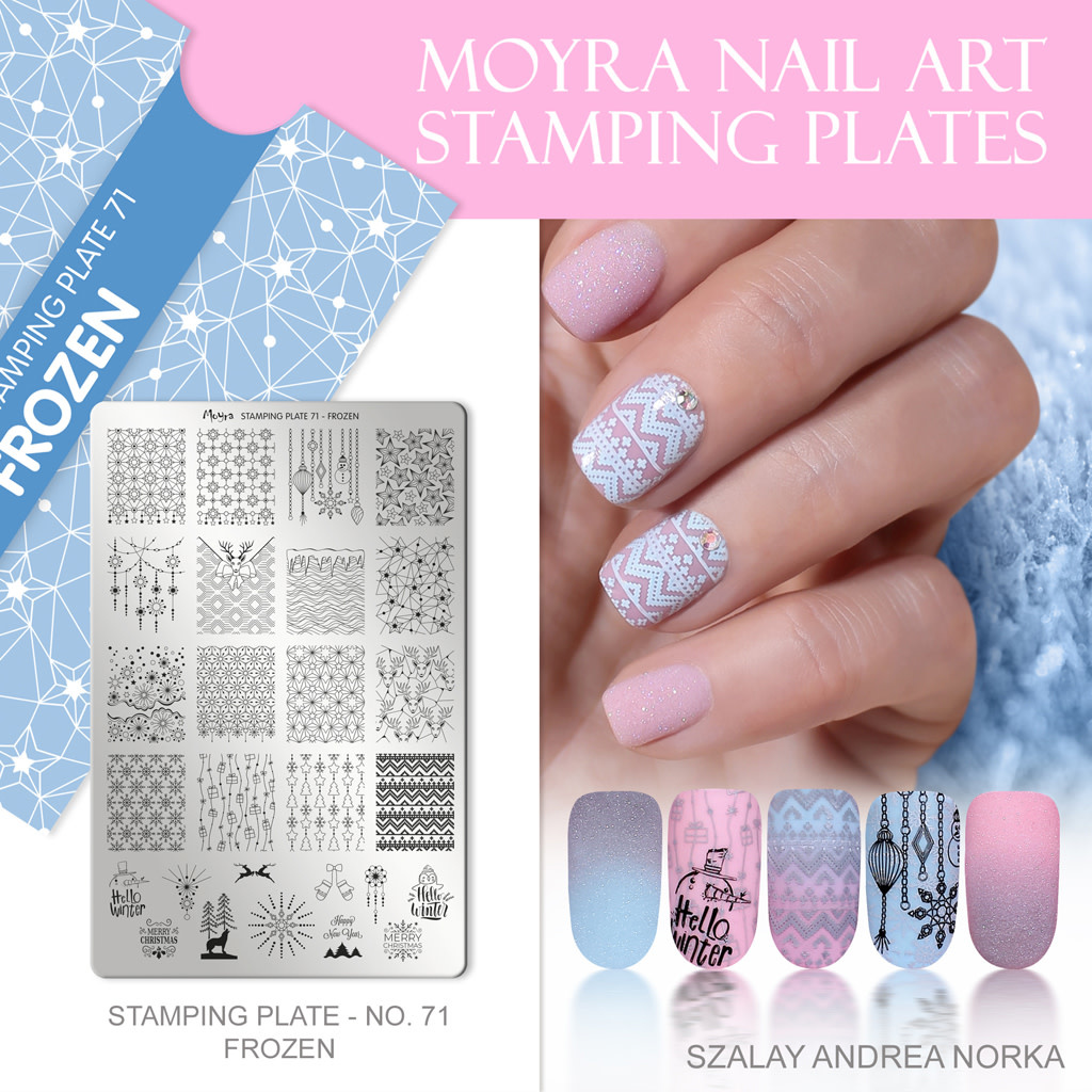 Moyra Stamping plate 71 Frozen