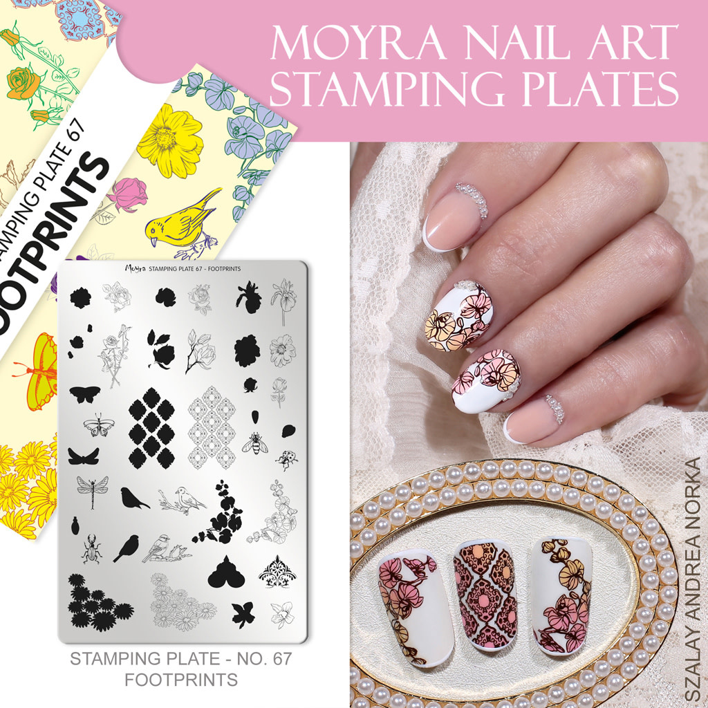 Moyra Stamping plate 67 Footprints