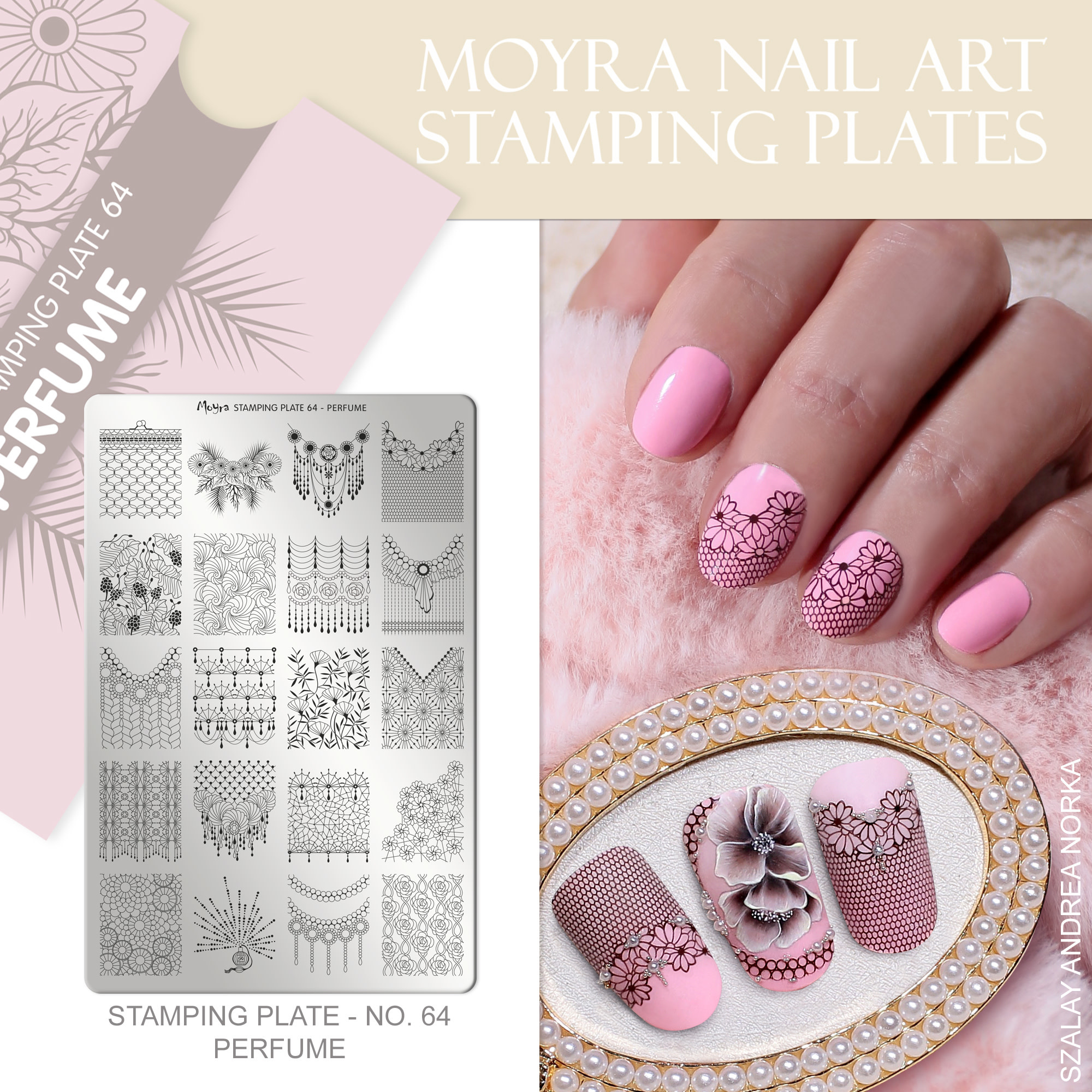 Moyra Stamping plate 64 Perfume