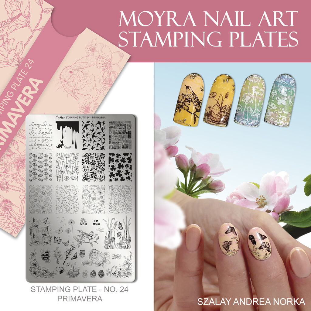 Moyra Stamping plate 24 Primavera