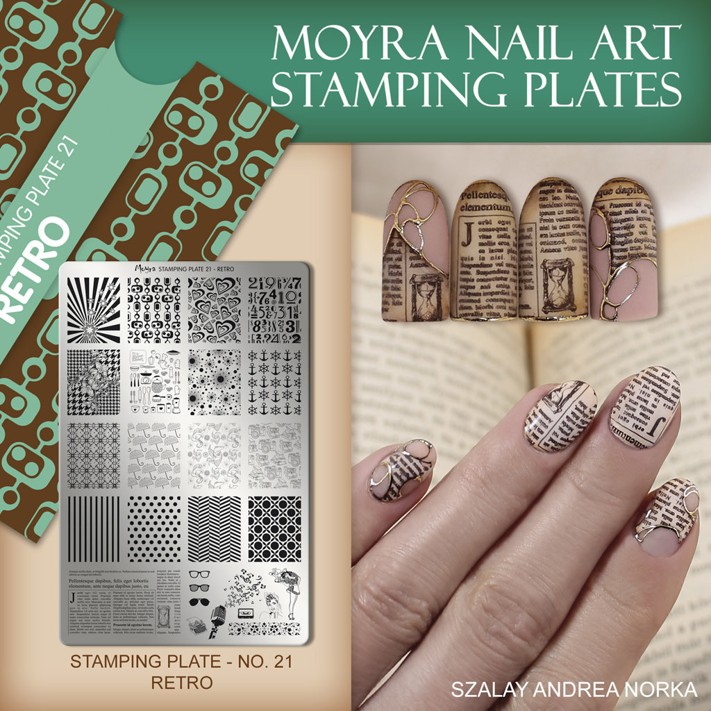 Moyra Stamping plate 21 Retro