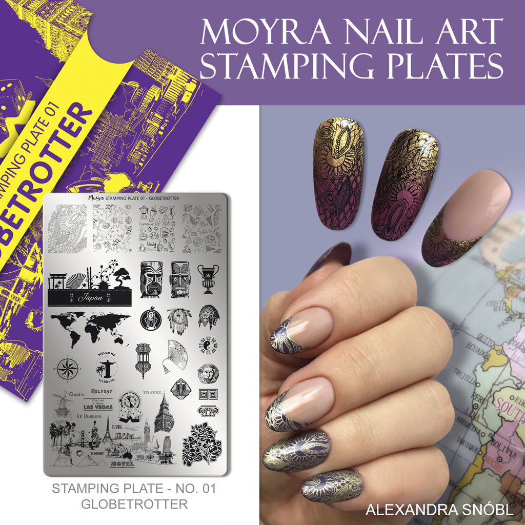 Moyra Stamping plate 01 Globetrotter