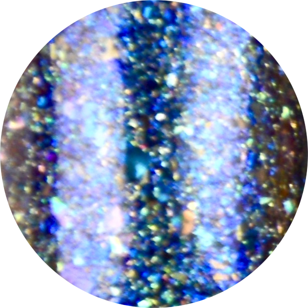 Galaxy gem 01 Blauw Paars Holo