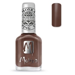 Moyra Stamping nail polish SP37 Chocolade bruin