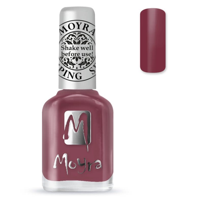 Moyra Stamping nail polish SP38 Licht Bordeaux