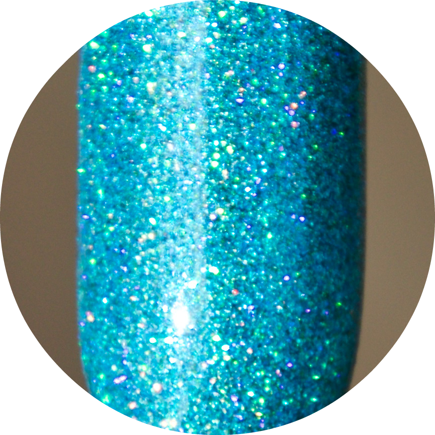 Unicorn Dust 17 Aqua  Blauw Holo