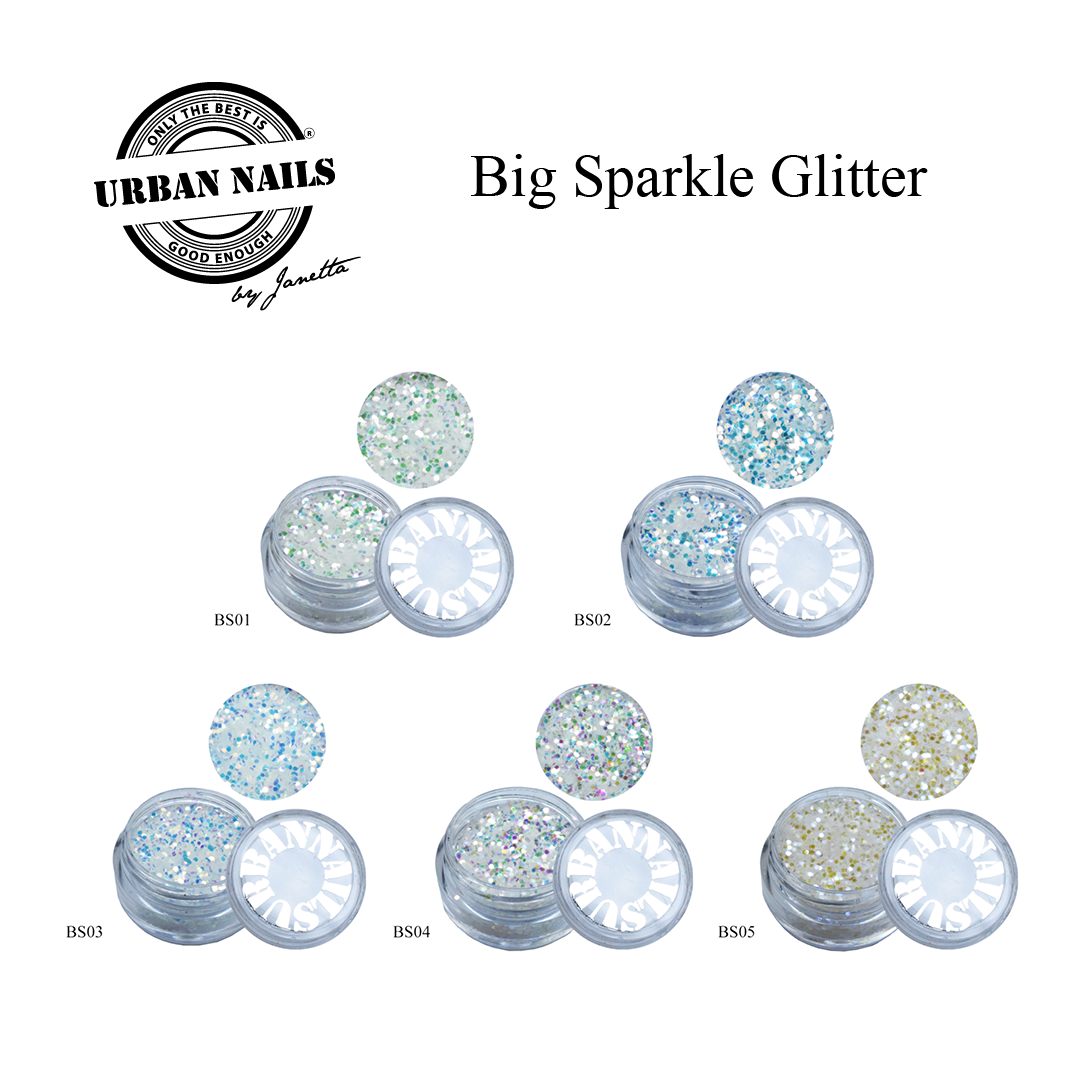 Urban Nails Big Sparkle BS01 t&m BS05