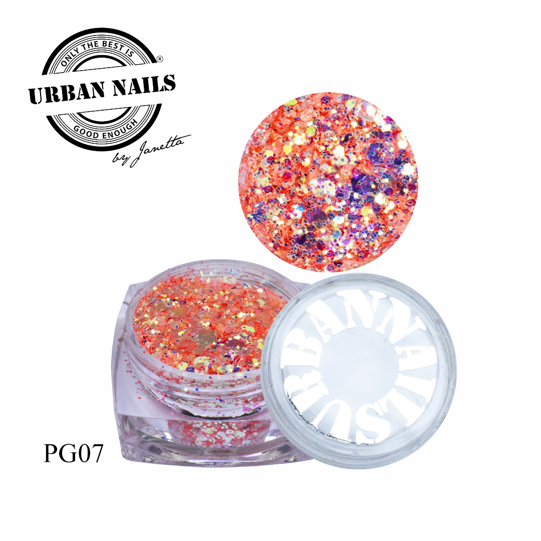 Urban Nails Pixie Glitter PG07 Oranje