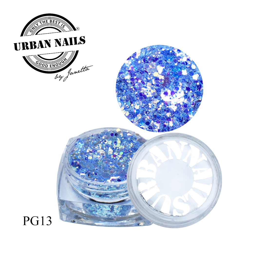 Urban Nails Pixie Glitter PG13 Blauw Paars