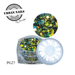 Urban Nails Pixie Glitter PG27 Blauw Groen