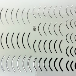 Nailart sticker I 07 Zilver