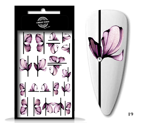 Urban Nails Flower Garden Waterdecal 19