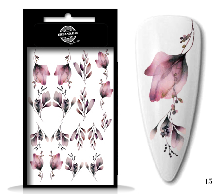 Urban Nails Flower Garden Waterdecal 15