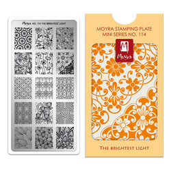 Moyra Mini Stamping plate 114 The brightest light