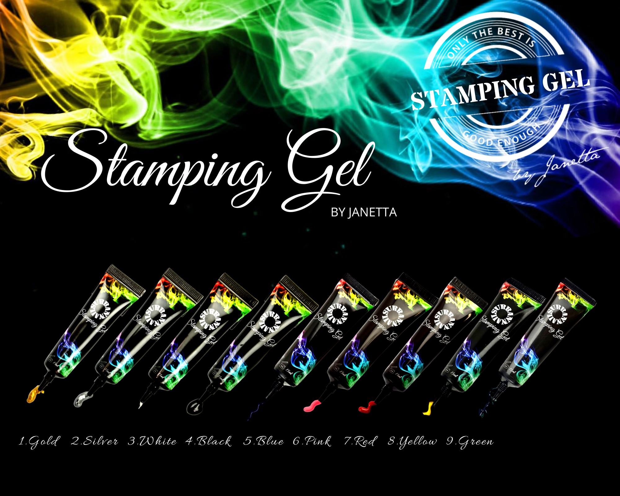 Stamping Gel 001 Gold