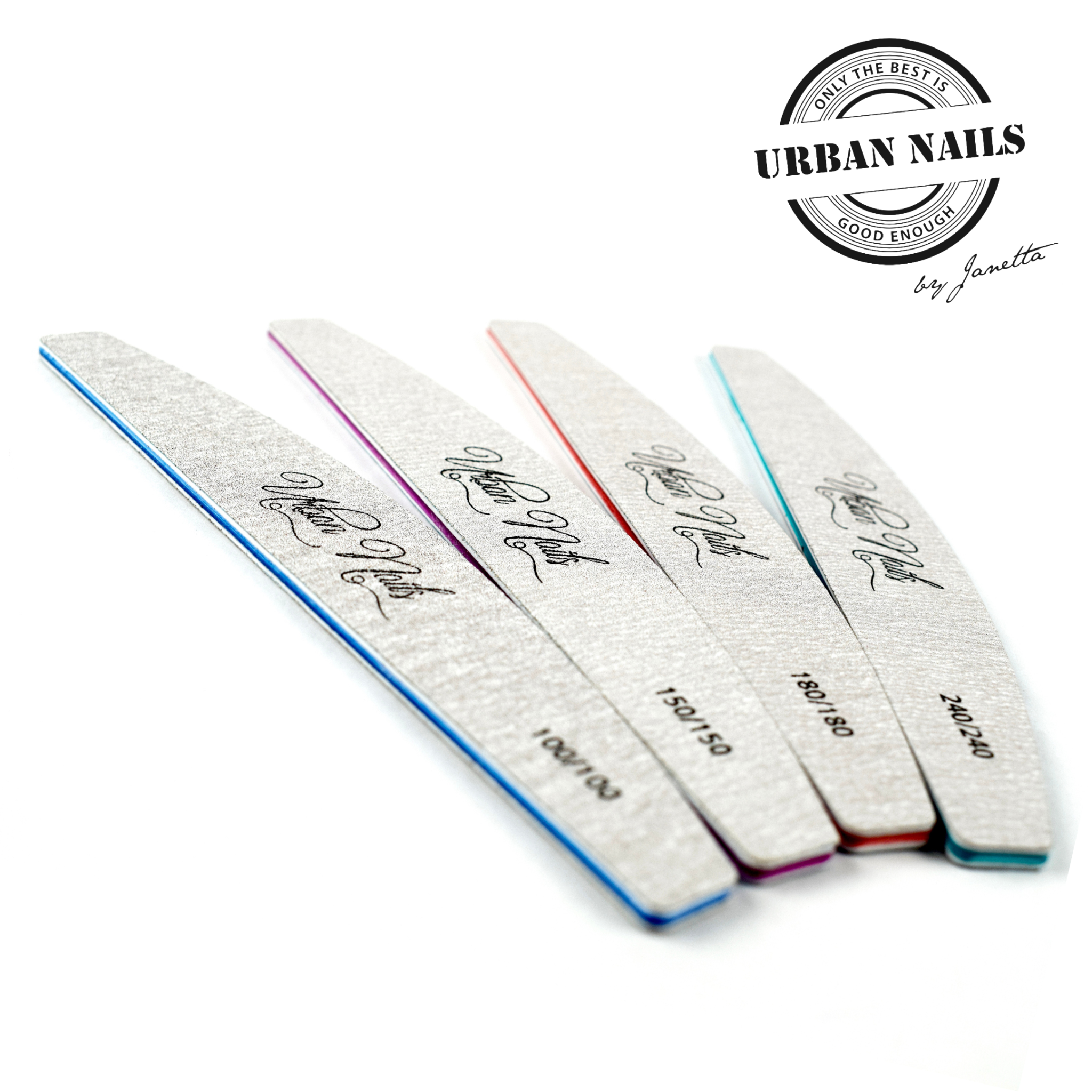 Half Moon Vijl 240 gritt turquoise