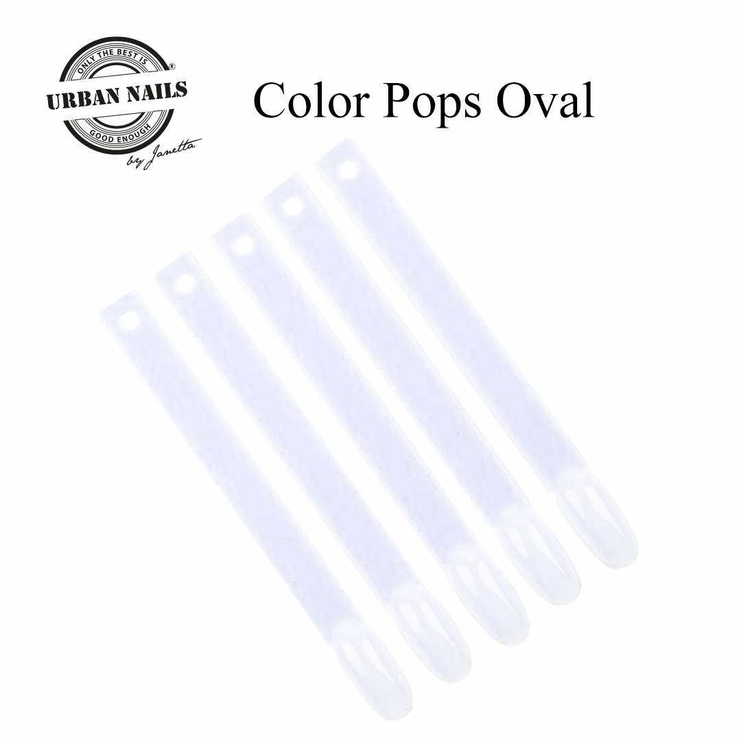 Color Pop Oval Clear Ring 50 stuks