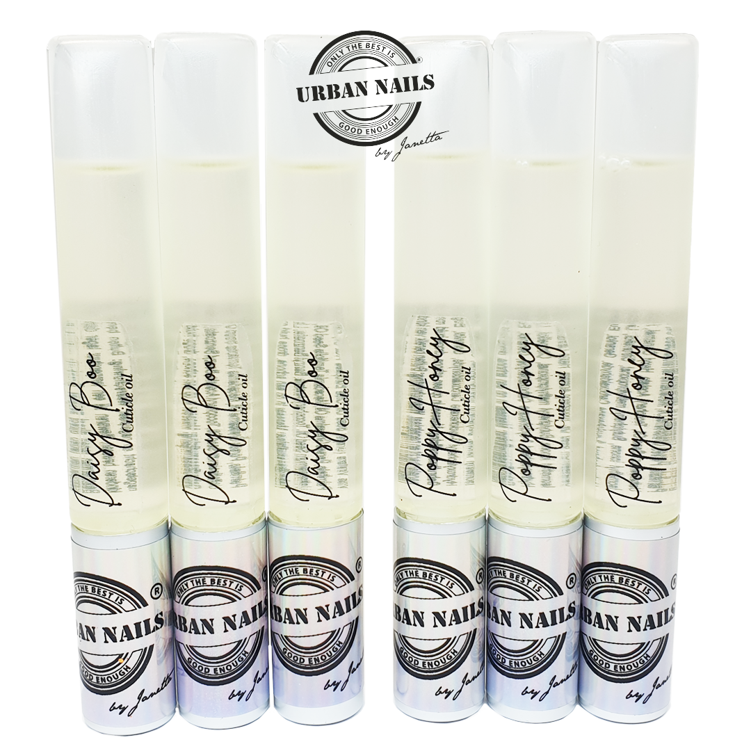 Urban Nails Cuticle oil  Daisy Boo & Poppy honey Sixpack - 10 ml