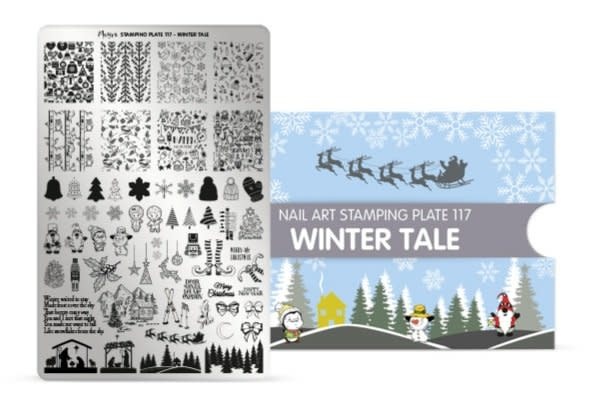 Moyra Stamping Plate 117 Winter Tale